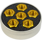 DRIVEN RACING Aluminum Sprocket Nuts - Gold - M10 x 1.0 DSN6GD
